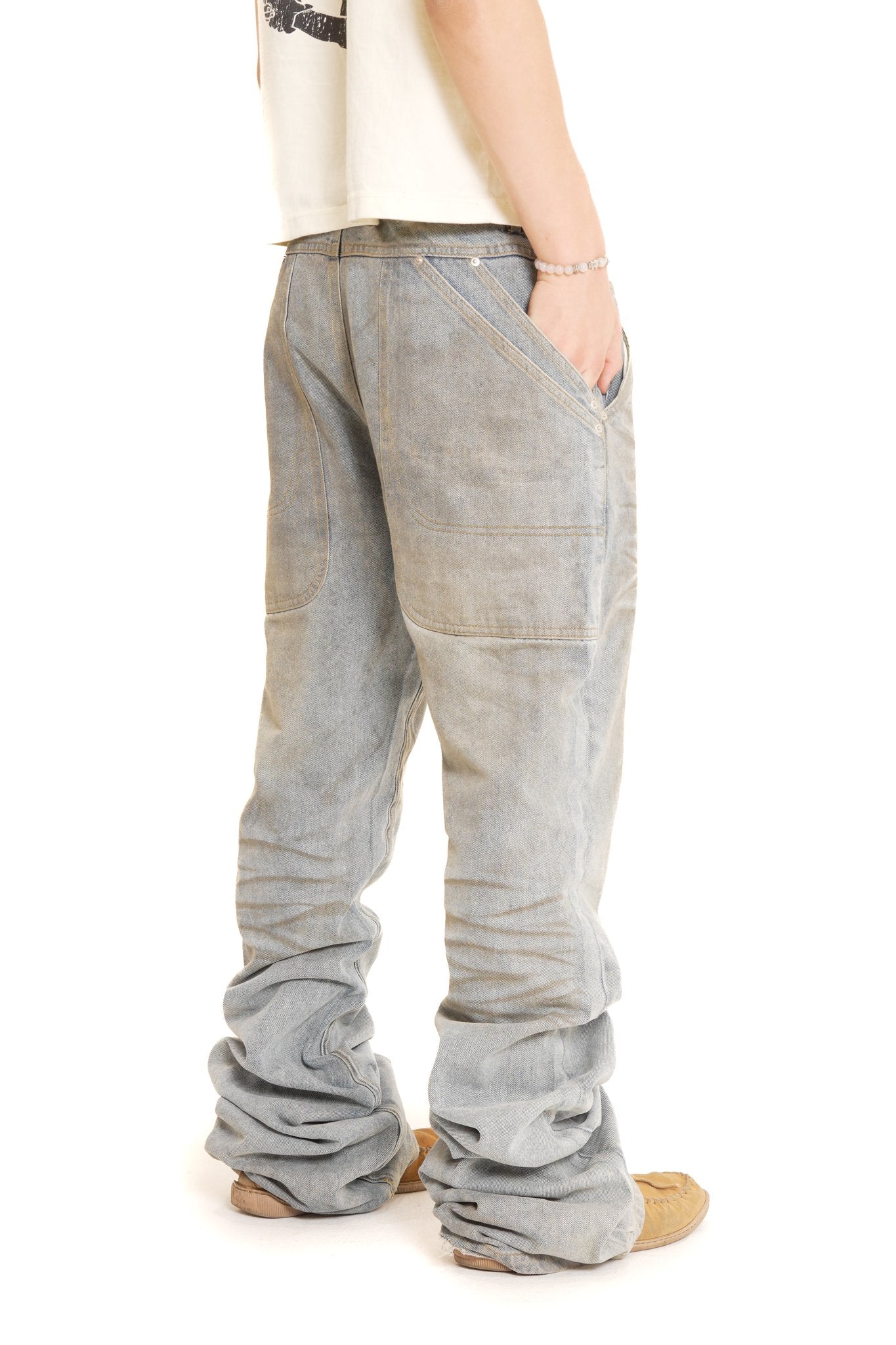 Bleu Wired Waxed Stacking Denims