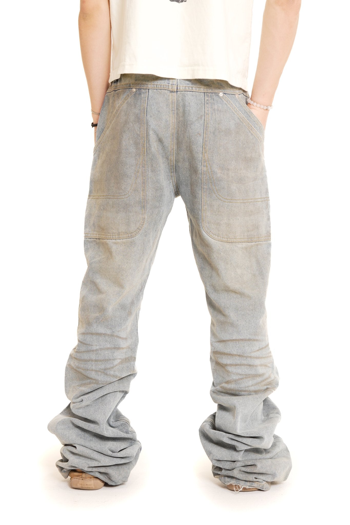 Bleu Wired Waxed Stacking Denims