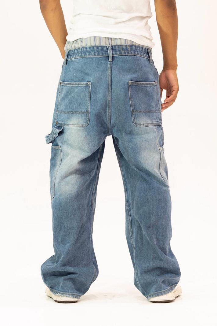 Washed Blue Boxerdenims