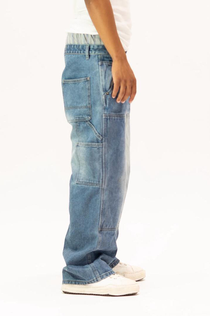 Washed Blue Boxerdenims